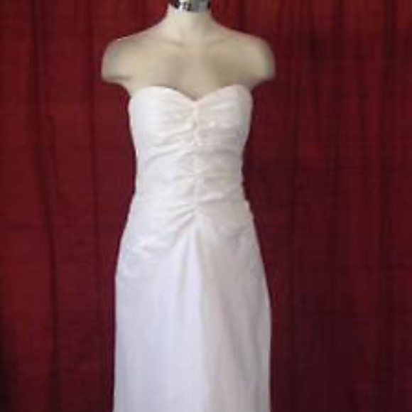 NICOLE MILLER SILK TRIPLE BOW BRIDAL WEDDING GOWN SZ 14 $1320 FU0003 IVORY - Picture 3 of 7